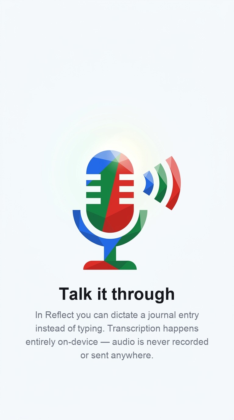 Microphone onboarding screen